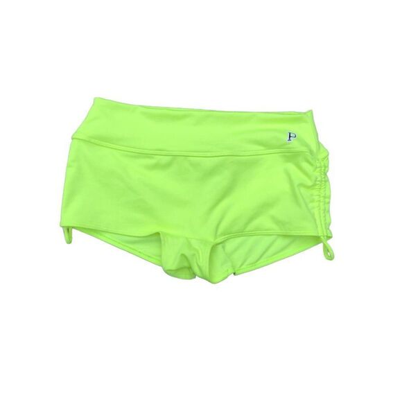 Brand New Pink By Victoria's Secret Neon Green Shorts Small - Picture 3 of 9
